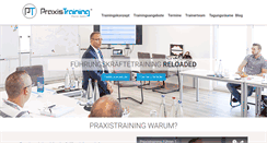 Desktop Screenshot of praxistraining.org